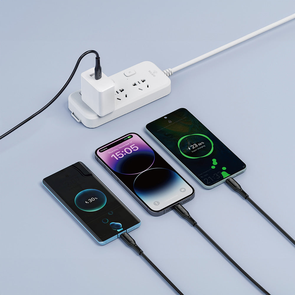 Wiwu Wi-C046E Starlink Serisi 3in1 USB-C to Lightning – Type-C – Micro Şarj ve Data Kablosu 60W 1.2M Wiwu Wi-C046E Starlink Serisi 3in1 USB-C to Lightning – Type-C – Micro Şarj ve Data Kablosu 60W 1.2M